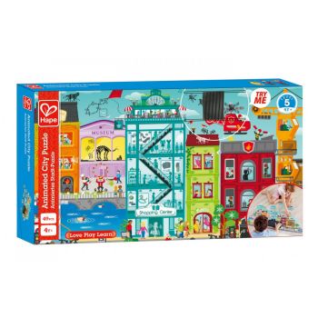 Hape Puzzle Orasul Animat