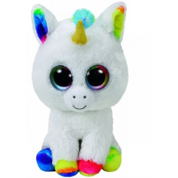 Plus Ty 24Cm Boos Pixy Unicorn Alb