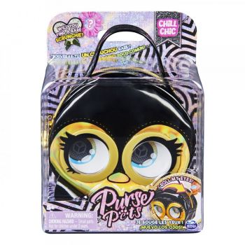 Purse Pets Gentuta Micro Pinguin Negru