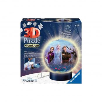 Puzzle 3D Luminos Frozen II, 72 Piese