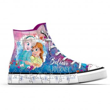 Puzzle 3D Suport Pixuri Sneaker Frozen, 108 Piese