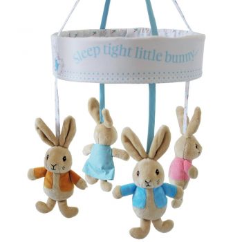 Carusel muzical pentru patut, Peter Rabbit