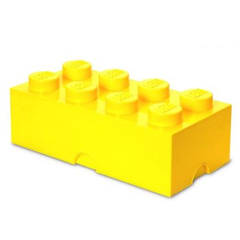 Cutie depozitare LEGO 8 galben