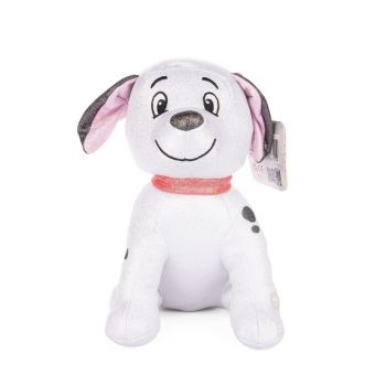 Jucarie de plus cu sclipici si sunete, Lucky, Colectia Disney 100, 28 cm