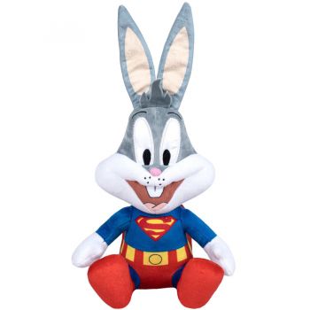 Jucarie din plus Bugs Bunny Superman, Looney Tunes, 25 cm