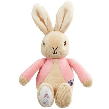 Jucarie zornaitoare din plus Flopsy, Peter Rabbit, 16 cm