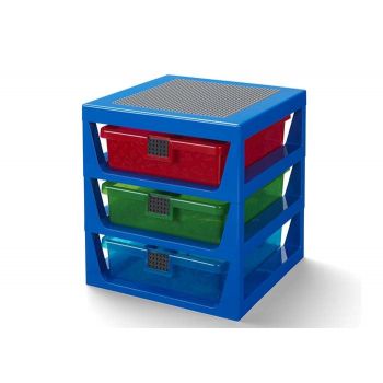 Organizator LEGO cu trei sertare