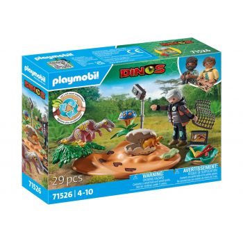 Playmobil-CUIB DE STEGOSAURUS SI HOT DE OUA