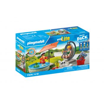 Playmobil-DISCTRACTIE LA PISCINA IN CURTE