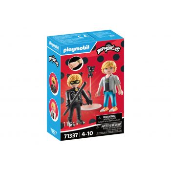 Playmobil-MIRACULOUS ADRIEN SI CAT NOIR