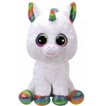 Plus Ty 42Cm Boos Pixy Unicorn Alb