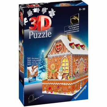 Puzzle 3D Casa Turta Dulce, 216 Piese