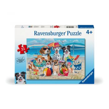 Puzzle catei la plaja 35 piese