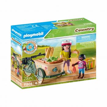 Set de joaca Playmobil - Bicicleta Fermierilor Cu Marfa