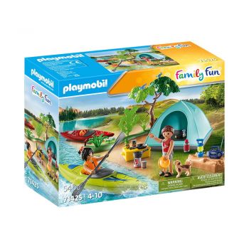 Set de joaca Playmobil Camping Langa Rau