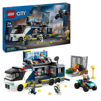 Set LEGO City - Laborator mobil de criminalistica (60418)