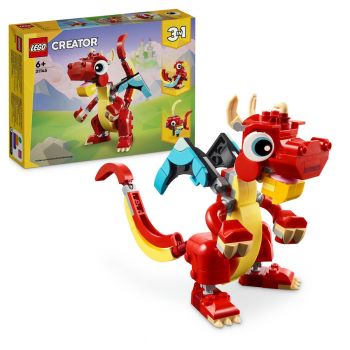 Set LEGO Creator - Dragon rosu (31145)