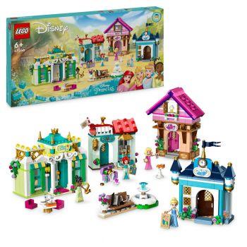 Set LEGO Disney - Aventura printeselor Disney la piata (43246)