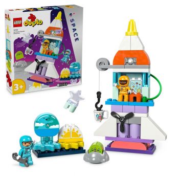 Set LEGO DUPLO - Aventura cu naveta spatiala 3in1 (10422)