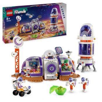 Set LEGO Friends - Baza spatiala si racheta pe Marte (42605)