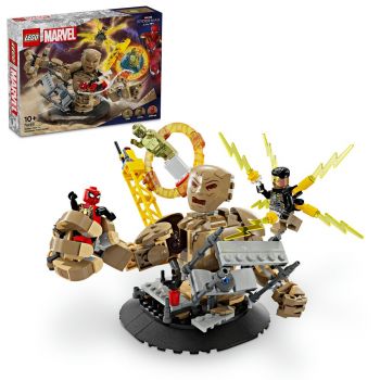 Set LEGO Marvel Super Heroes - Omul Paianjen vs Sandman: Batalia finala (76280)