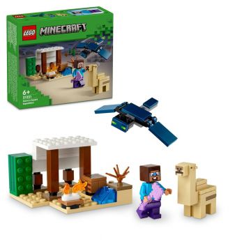 Set LEGO Minecraft - Expeditia lui Steve in desert (21251)