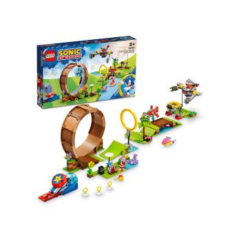 Set LEGO Sonic the Hedgehog - Provocarea cu bucla a lui Sonic din zona Green Hill (76994)