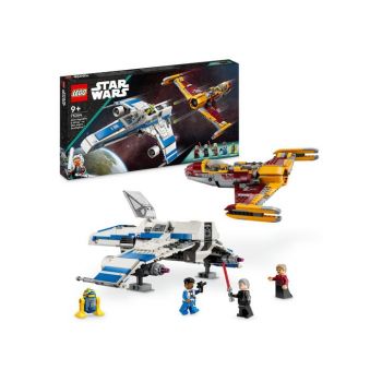 Set LEGO Star Wars - E-Wing al Noii Republici vs Starfighter-ul lui Shin Hati (75364)