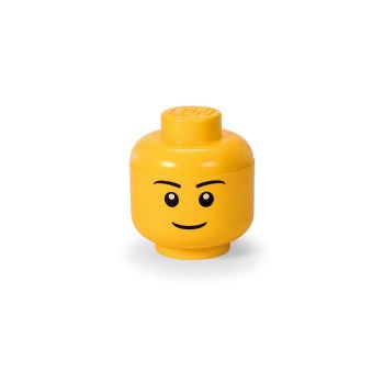 Cutie depozitare S cap minifigurina LEGO baiat