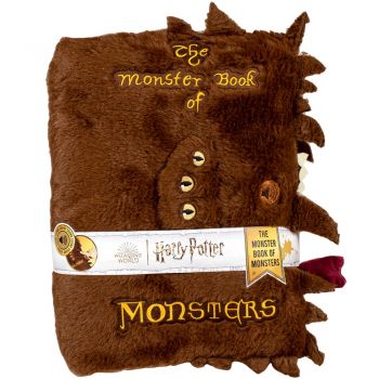 Jucarie din plus cu sunete The Monster Book of Monsters, 32x24x8 cm, Harry Potter