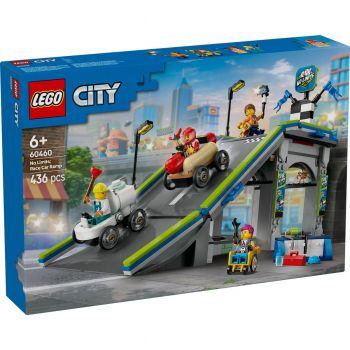 Set LEGO City - Fara limite: Rampa pentru curse de masini (60460)