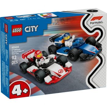 Set LEGO City - Masini de curse F1 Williams Racing si Haas F1 (60464)