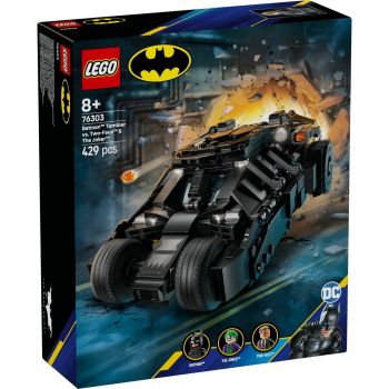 Set LEGO DC Super Heroes - Batman™ Tumbler vs. Two-Face™ si Joker™ (76303)