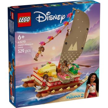 Set LEGO Disney - Canoea de aventura a Moanei (43270)