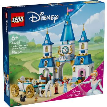 Set LEGO Disney - Castelul si caleasca Cenusaresei (43275)