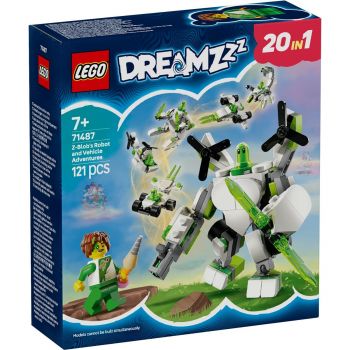 Set LEGO DREAMZzz - Aventurile cu roboti si vehicule ale lui Z-Blob (71487)