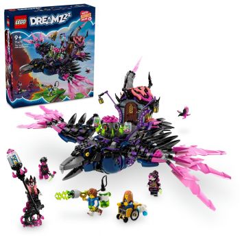 Set LEGO DREAMZzz - Corbul de la miezul noptii al vrajitoarei din Never (71478)