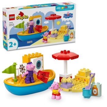 Set LEGO DUPLO - Purcelusa Peppa si Excursia cu barca (10432)