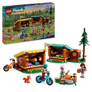 Set LEGO Friends - Cabane în tabara de aventuri (42624)