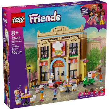 Set LEGO Friends - Restaurant si scoala de gastronomie (42655)