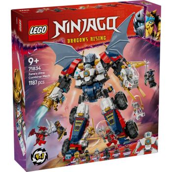 Set LEGO Ninjago - Ultrarobotul combinat al lui Zane (71834)