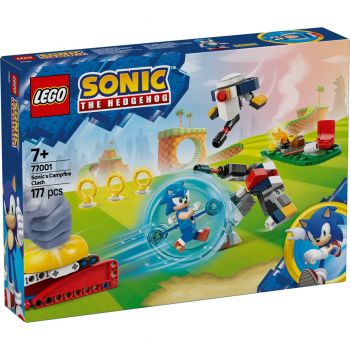 Set LEGO Sonic the Hedgehog - Înfruntare la focul de tabara al lui Sonic (77001)