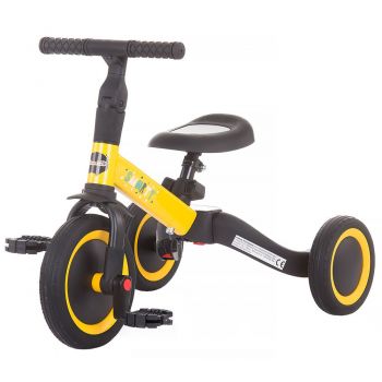 Tricicleta si bicicleta Chipolino Smarty 2 in 1 yellow