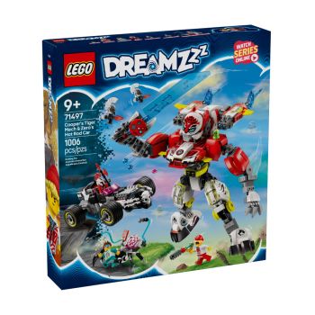 Lego Dreamzzz Coopers Tiger Mech & Zeros Hot Rod Car (71497)