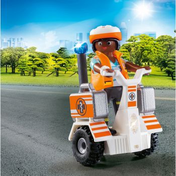 Playmobil - Medic Cu Masina De Echilibru