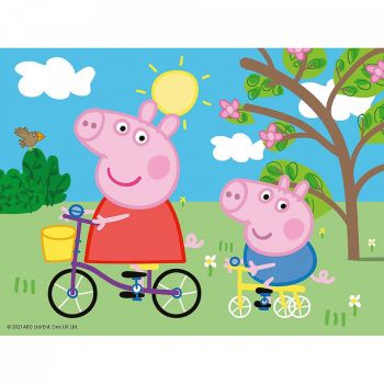 Puzzle In Cutie Peppa Pig, 12 Piese