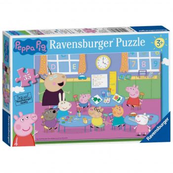 Puzzle Peppa Pig La Scoala, 35 Piese