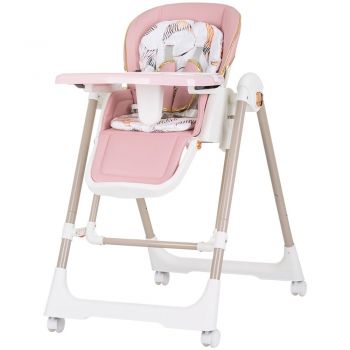 Scaun de masa Chipolino Milk Shake 2 in 1 flamingo