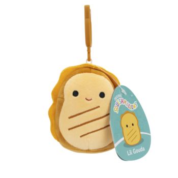 Squishmallows P22 Clip On LIL Gouda Grilled Cheese 9cm