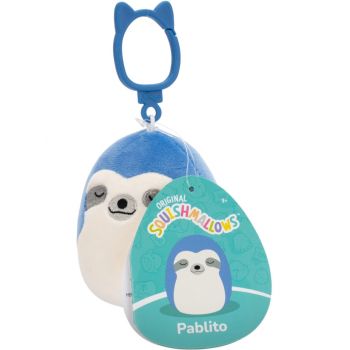 Squishmallows P22 Clip On Pablito Blue Sloth 9cm